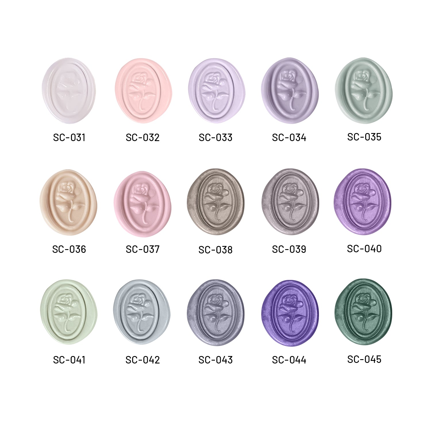 Sealing Wax Stick(113 Colors)色盘31-45