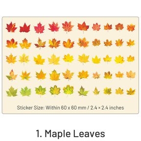 Seasons of Leaves PET Decorative Stickers sku-1