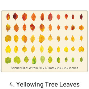 Seasons of Leaves PET Decorative Stickers sku-4