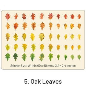 Seasons of Leaves PET Decorative Stickers sku-5