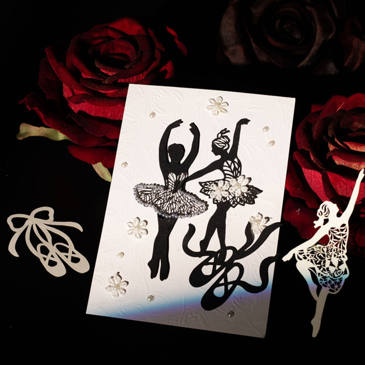 Shadow Dance Series Creative Figure Silhouette Hollow Material Paper 15