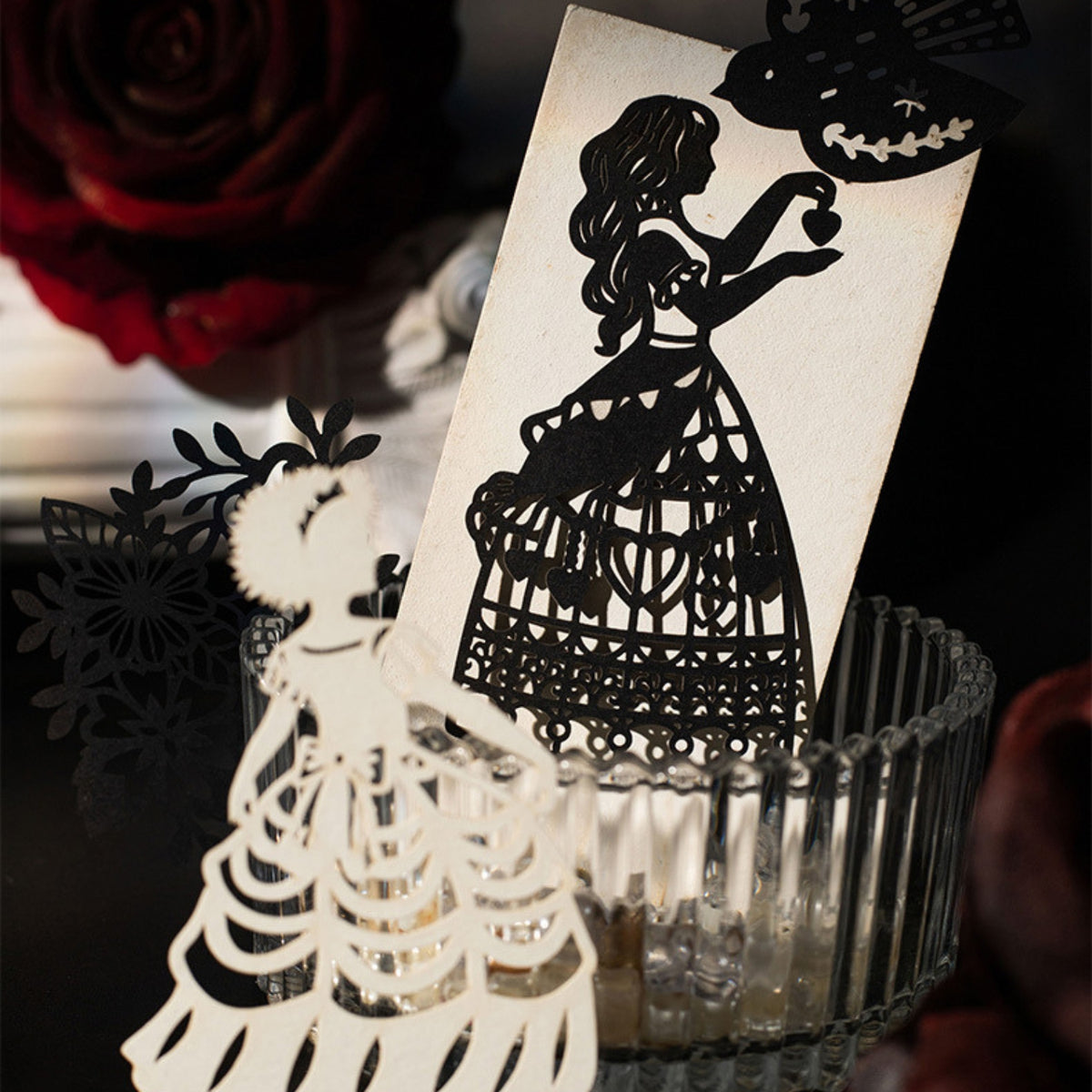 Shadow Dance Series Creative Figure Silhouette Hollow Material Paper 21