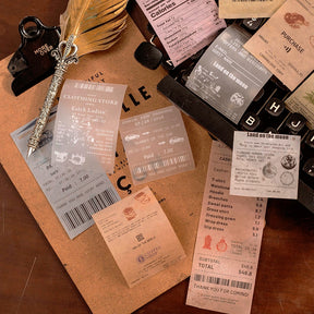 Shop Checklist Boxed Stickers - Coffee, Clothes, Furniture Bills b4