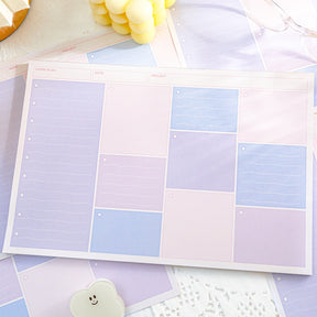 Simple Basic Grid Memo Paper Planner Notepad b