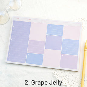 Simple Basic Grid Memo Paper Planner Notepad sku-2