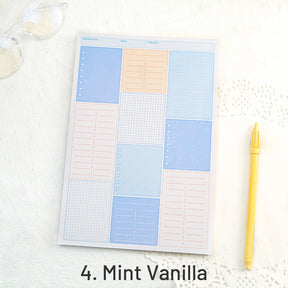 Simple Basic Grid Memo Paper Planner Notepad sku-4