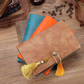 Simple Retro Loose-Leaf Journal Notebook a