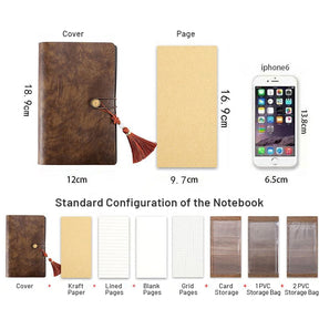 Simple Retro Loose-Leaf Journal Notebook c2
