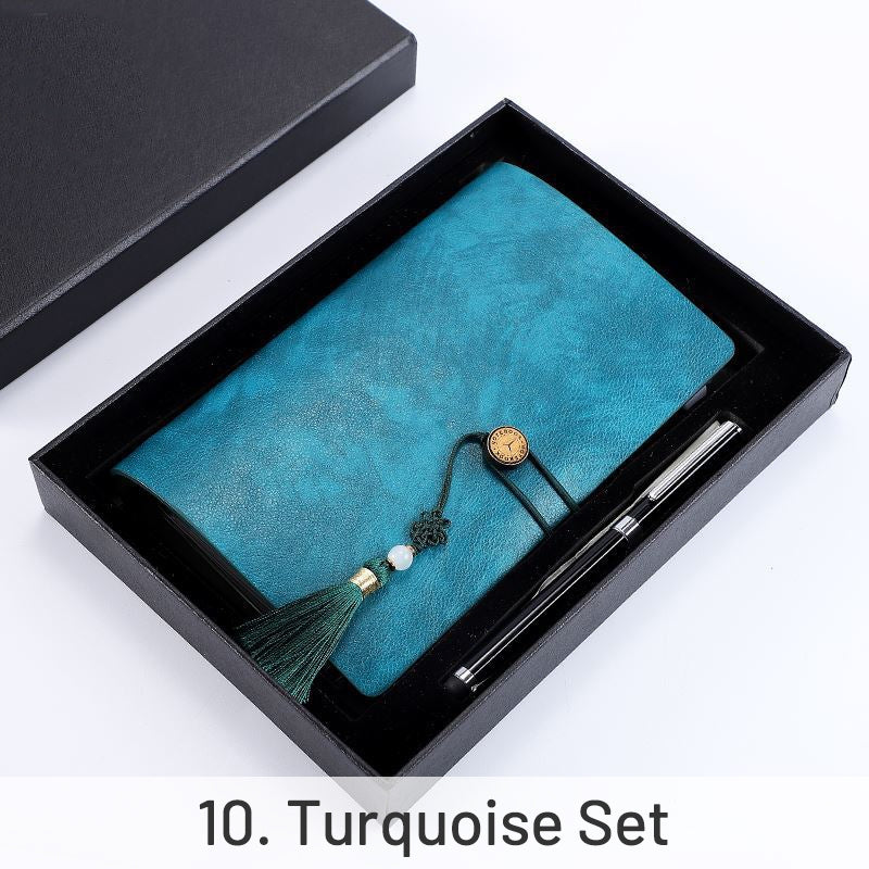 Simple Retro Loose-Leaf Journal Notebook sku-10