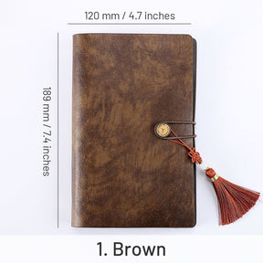 Simple Retro Loose-Leaf Journal Notebook sku-1