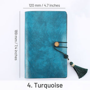 Simple Retro Loose-Leaf Journal Notebook sku-4