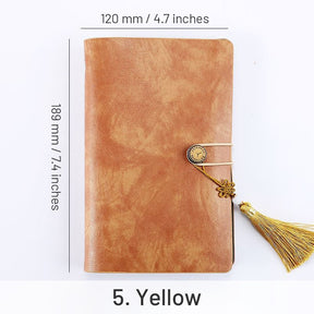 Simple Retro Loose-Leaf Journal Notebook sku-5
