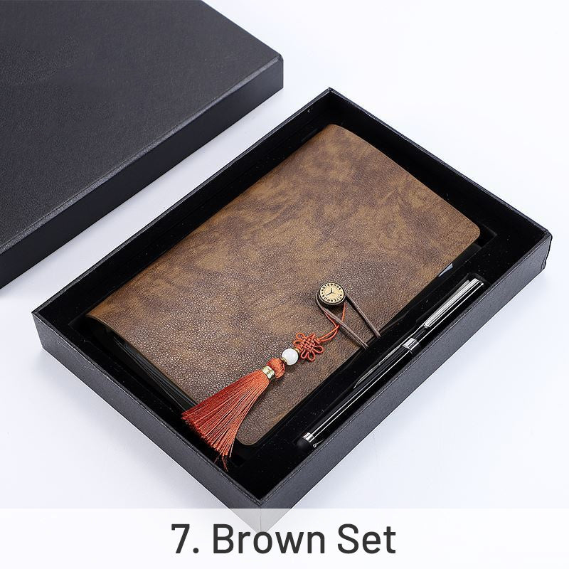 Simple Retro Loose-Leaf Journal Notebook sku-7