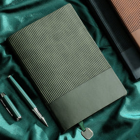 Simple Striped Hard Cover Notebook b4