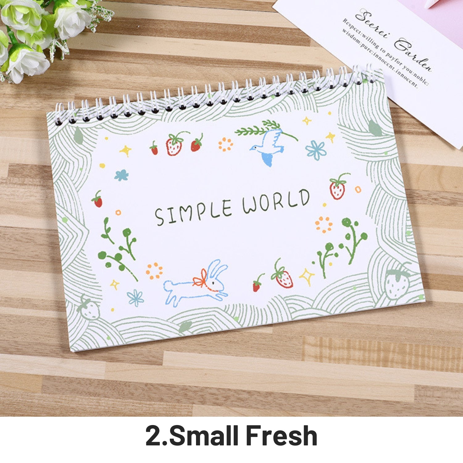 Small Fresh A5 Loose-leaf Coil Release Book 2