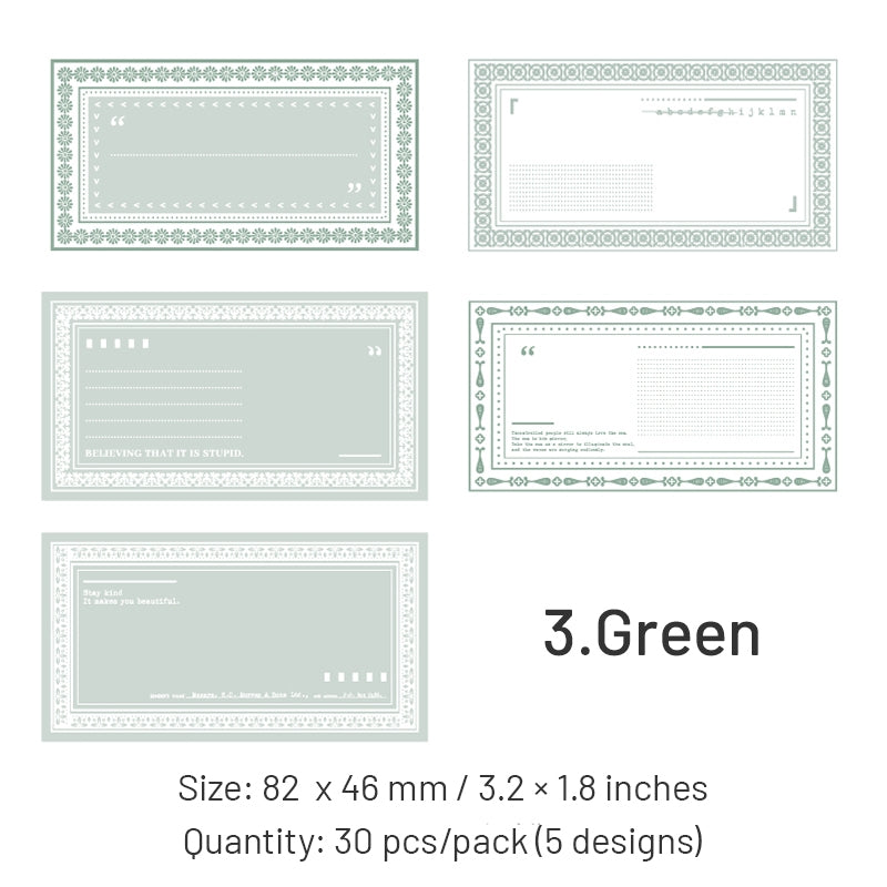 Small Fresh Style Handwritten Notepads Paper sku-3