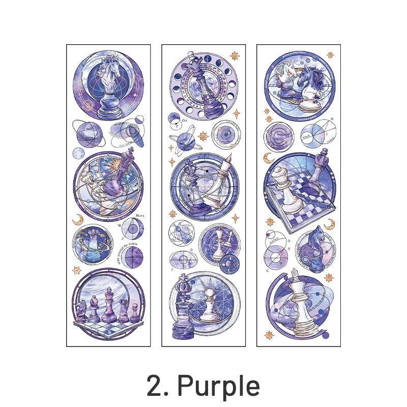 Space-themed PET Stickers sku-2