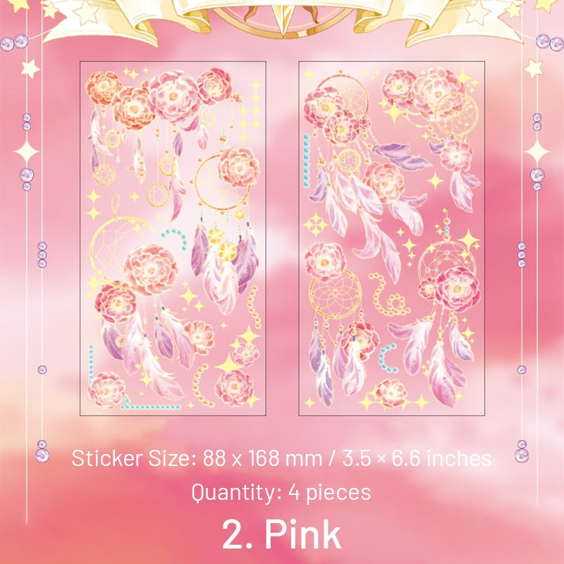Sparkling Series Bronzing PET Sticker sku-2
