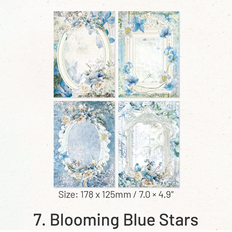 Spring Flower Field Series Retro Double-Sided Decorative Paper sku-7