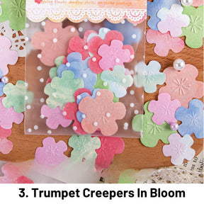 Spring Flower Series Decorative Sticker Pack8