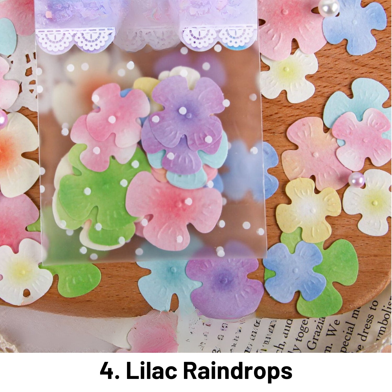 Spring Flower Series Decorative Sticker Pack9