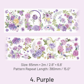 Spring Garden Series Floral Washi Tape sku-4