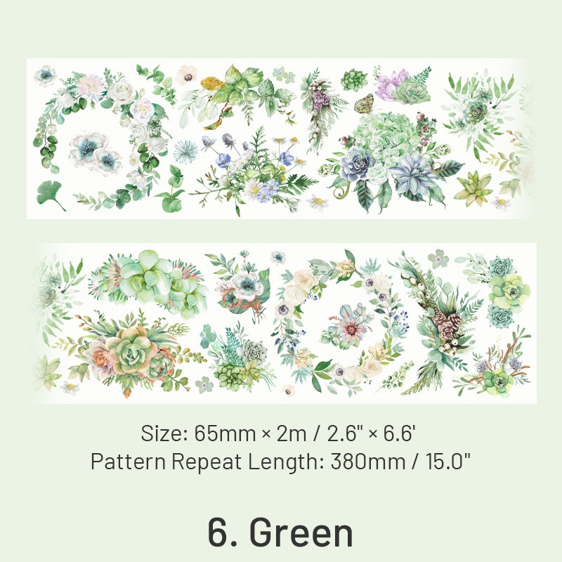 Spring Garden Series Floral Washi Tape sku-6