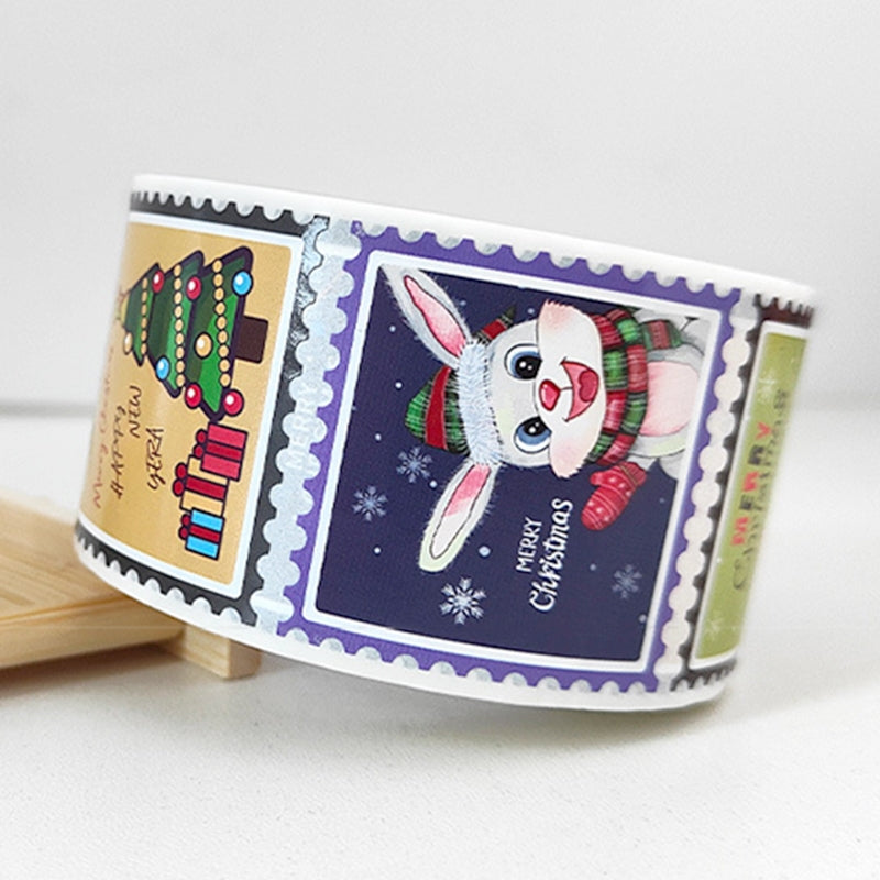 Square Christmas Decorative Seal Stickers b4