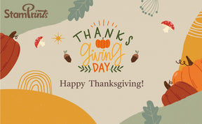 Stamprints Gift Cards Thanksgiving Day