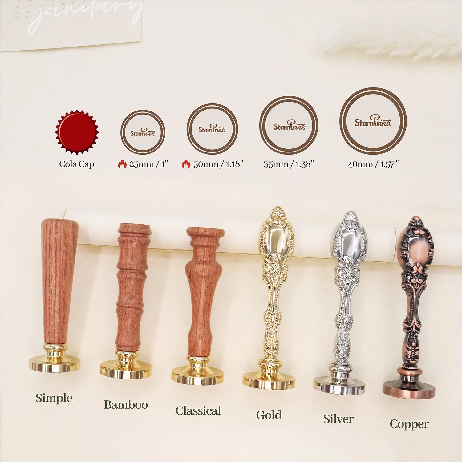 Stamprints Handle Size