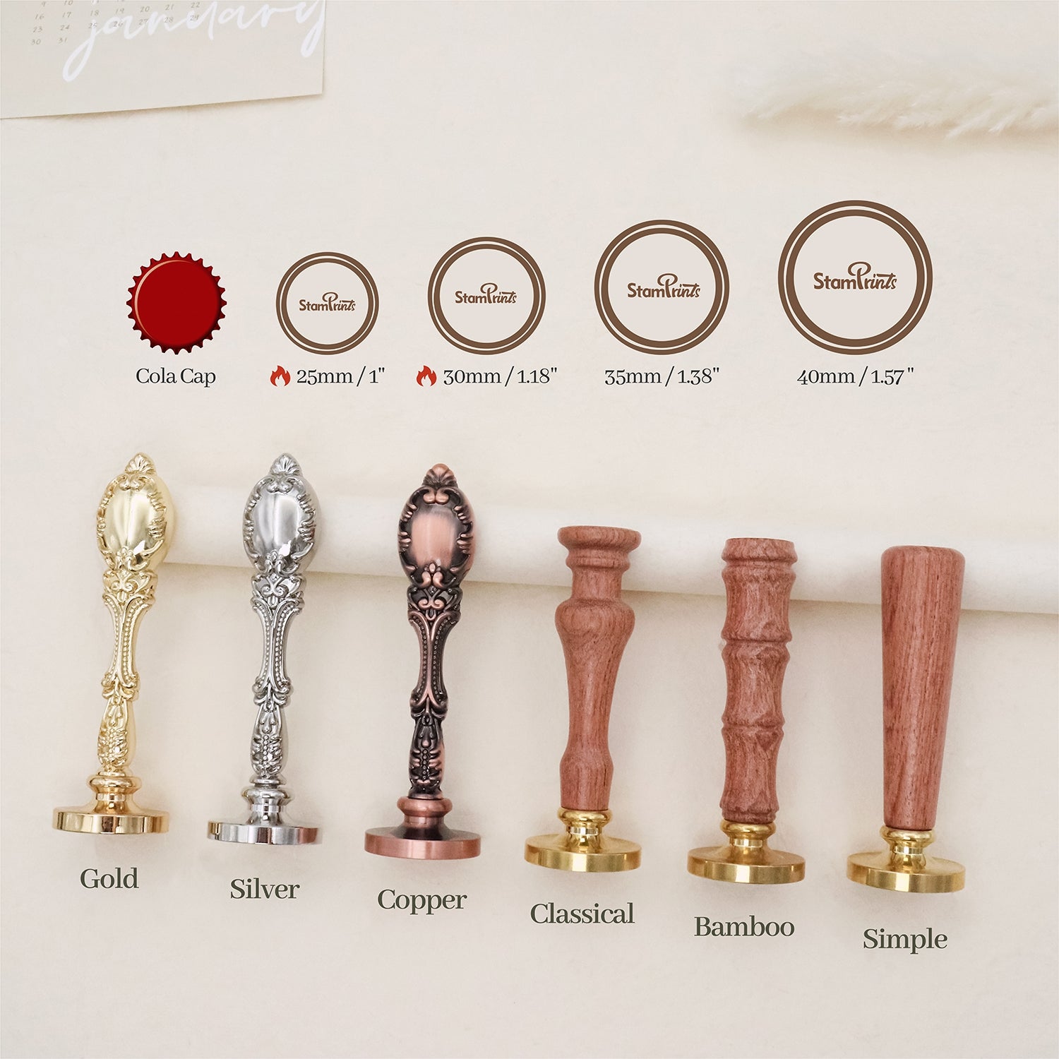 Stamprints Handle Size