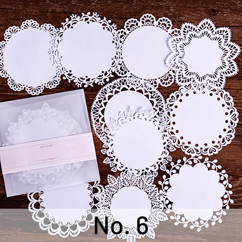 Stamprints Hollow Lace Hand Account Material Paper 13