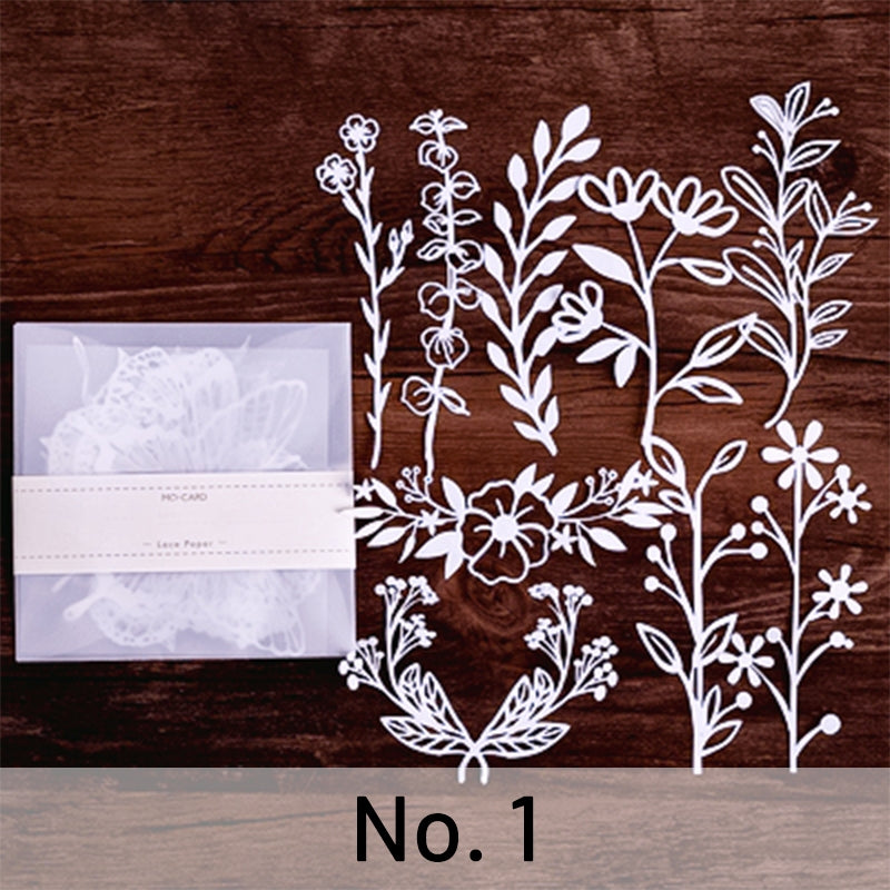 Stamprints Hollow Lace Hand Account Material Paper 7