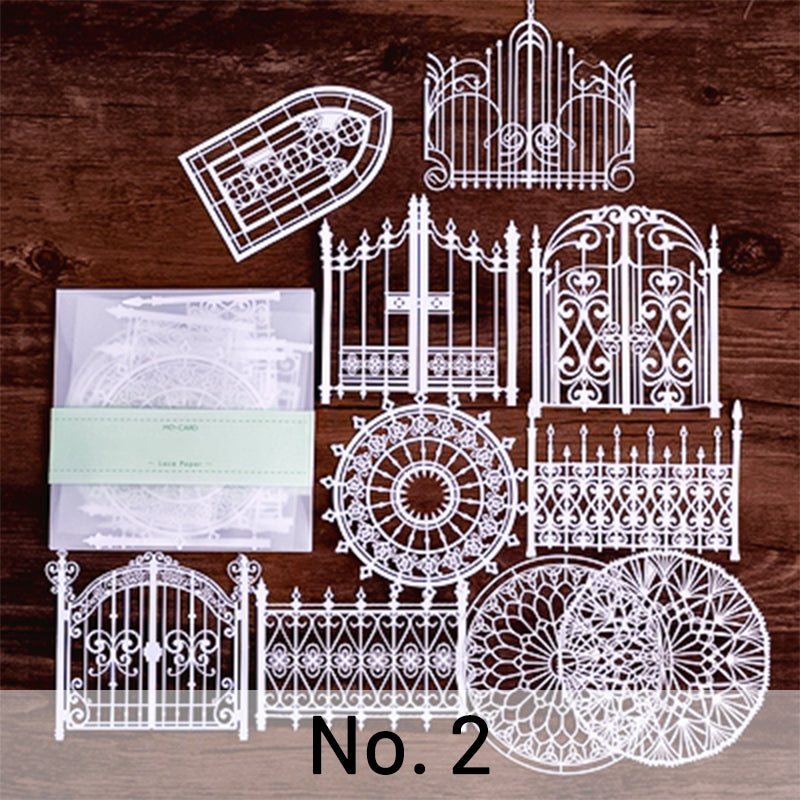 Stamprints Hollow Lace Hand Account Material Paper 8