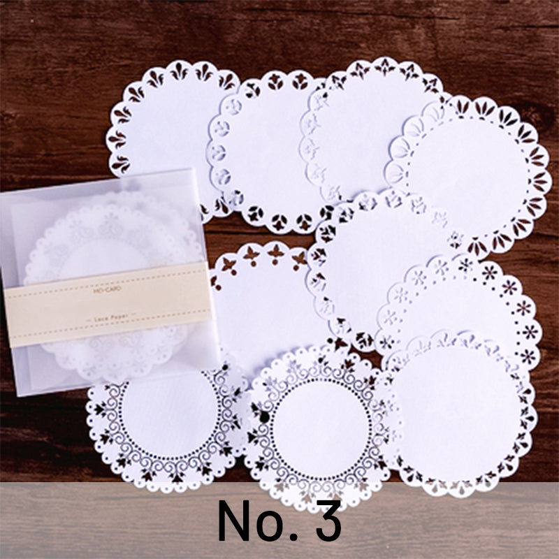 Stamprints Hollow Lace Hand Account Material Paper 9