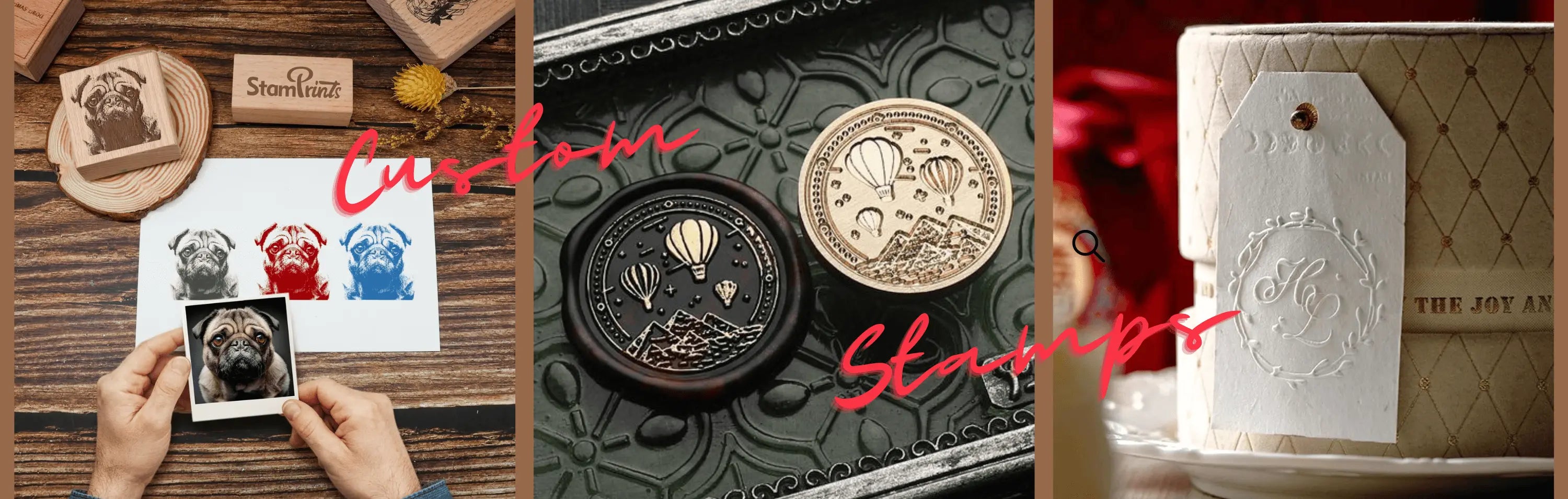 stamprints custom stamps - wax seal stamps, rubber stamps, embossers