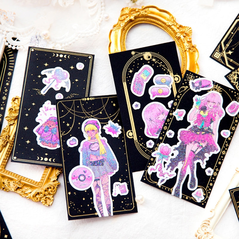 Starry Glow Foil-stamped Decorative Paper b3