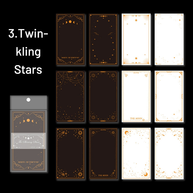 Starry Glow Foil-stamped Decorative Paper sku-3