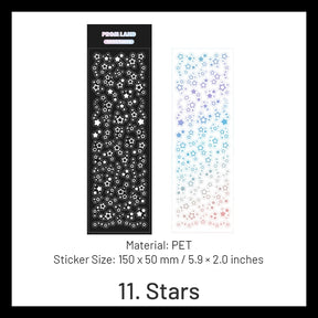 Starry Night Series Symbol Decorative Stickers sku-11