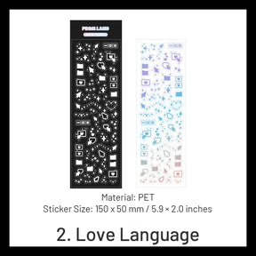 Starry Night Series Symbol Decorative Stickers sku-2