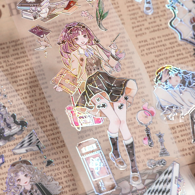 Stereo Foil Decorative PET Tape-Girls Frame b3