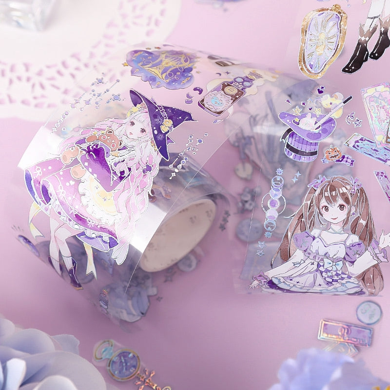 Stereo Foil Decorative PET Tape-Girls Frame b4