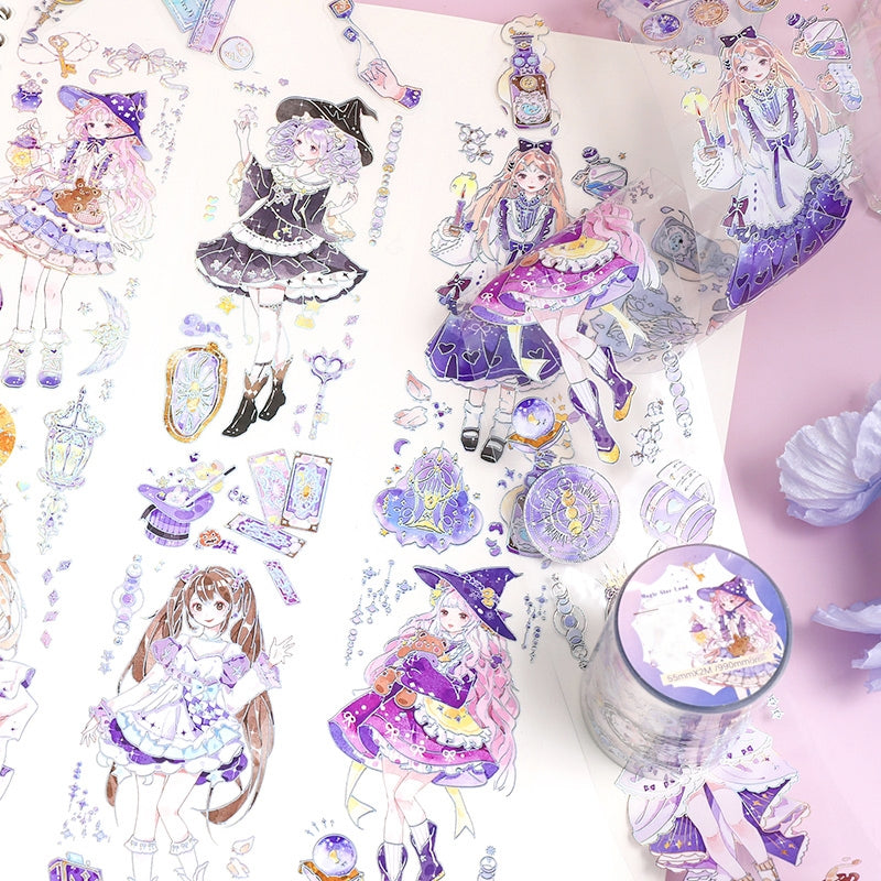 Stereo Foil Decorative PET Tape-Girls Frame b7