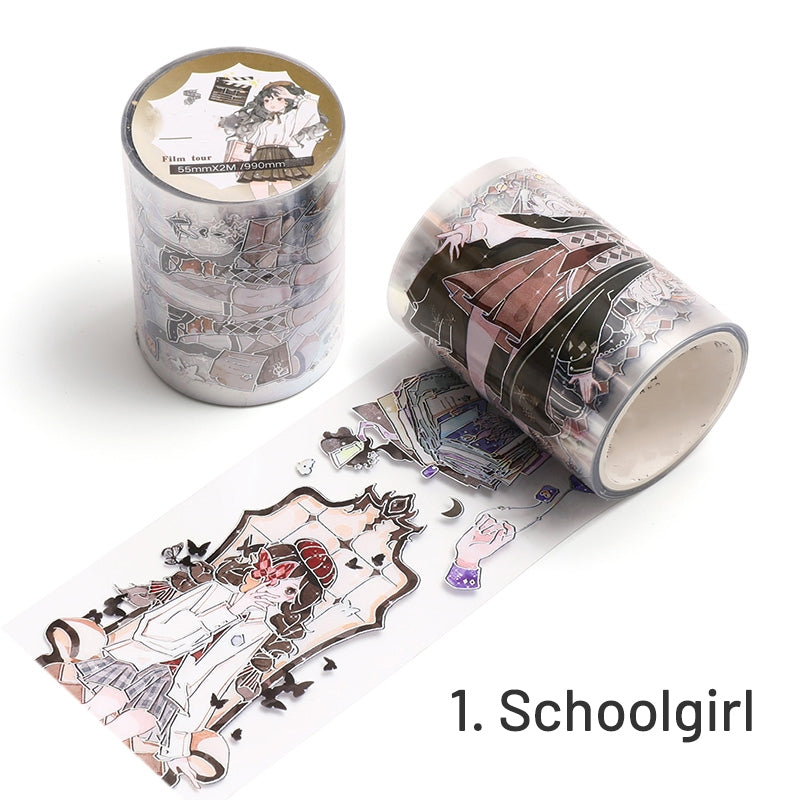 Stereo Foil Decorative PET Tape-Girls Frame sku-1