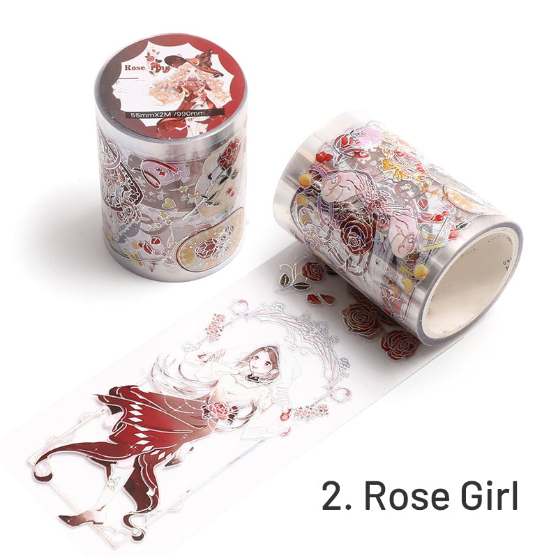 Stereo Foil Decorative PET Tape-Girls Frame sku-2