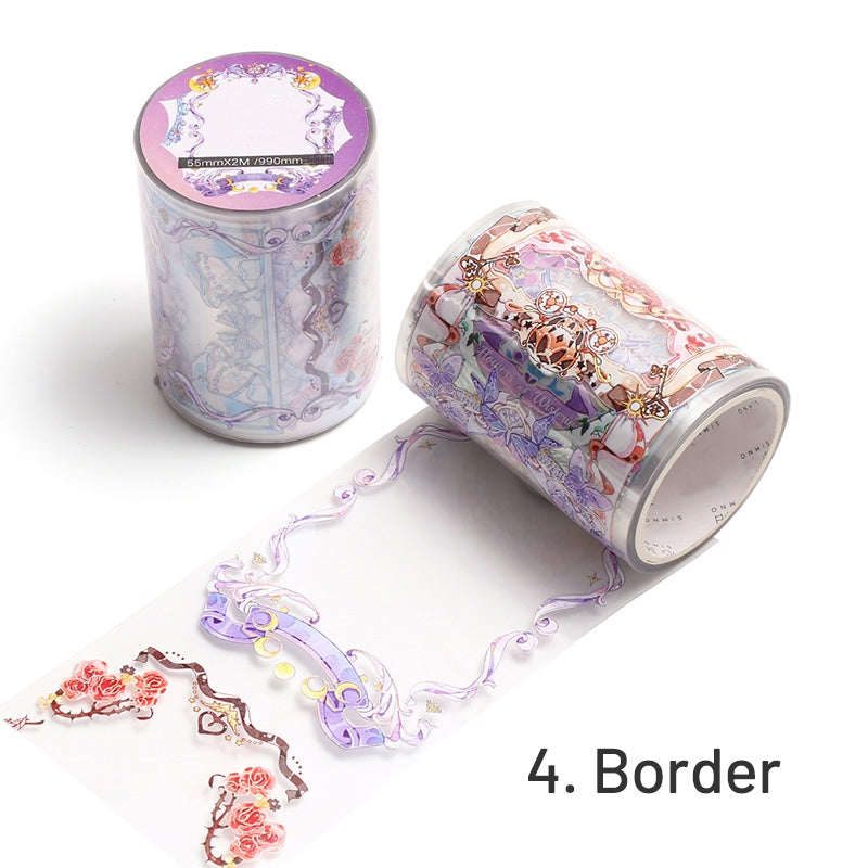 Stereo Foil Decorative PET Tape-Girls Frame sku-4