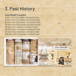 Story Collection Series Vintage Washi Tape Set sku-3