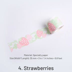 Strawberry Plant Series Creative Adhesive Tape sku-4