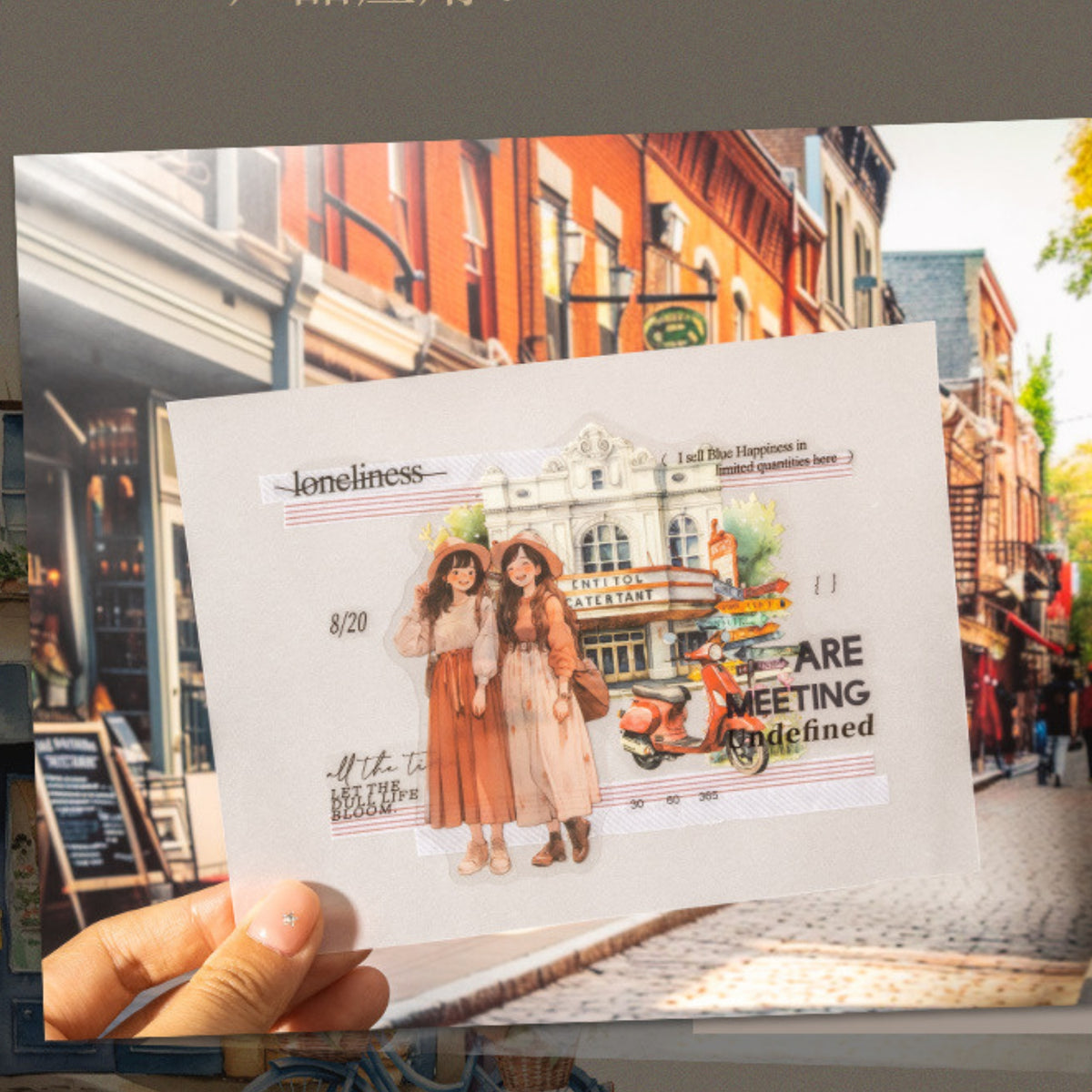 Fashion Character Scene Sticker Pack | City Life Collection | Stamprints