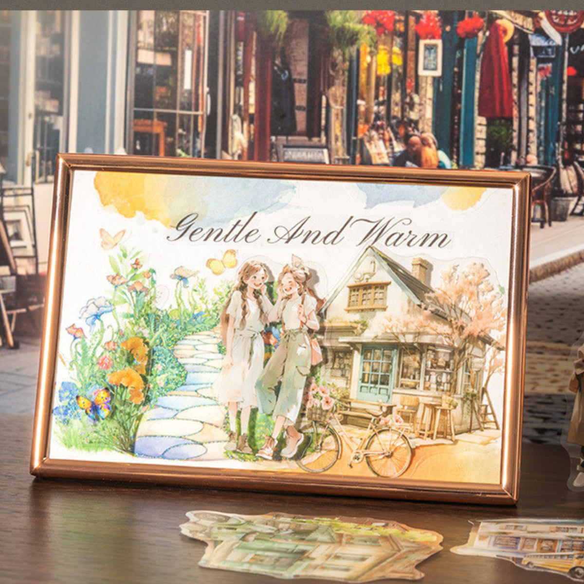 Fashion Character Scene Sticker Pack | City Life Collection | Stamprints